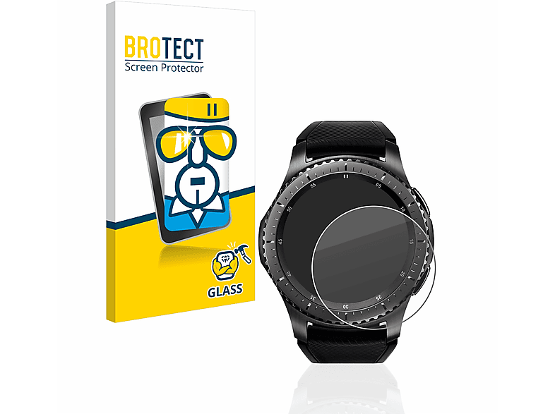 BROTECT 9H S3 klares Schutzglas(für Gear Samsung Frontier)