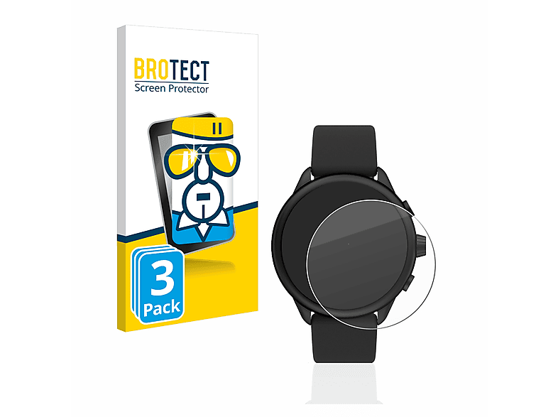 klares Wellness 9H Fossil BROTECT Schutzglas(für 6) (Gen Smartwatch 3x Hybrid)