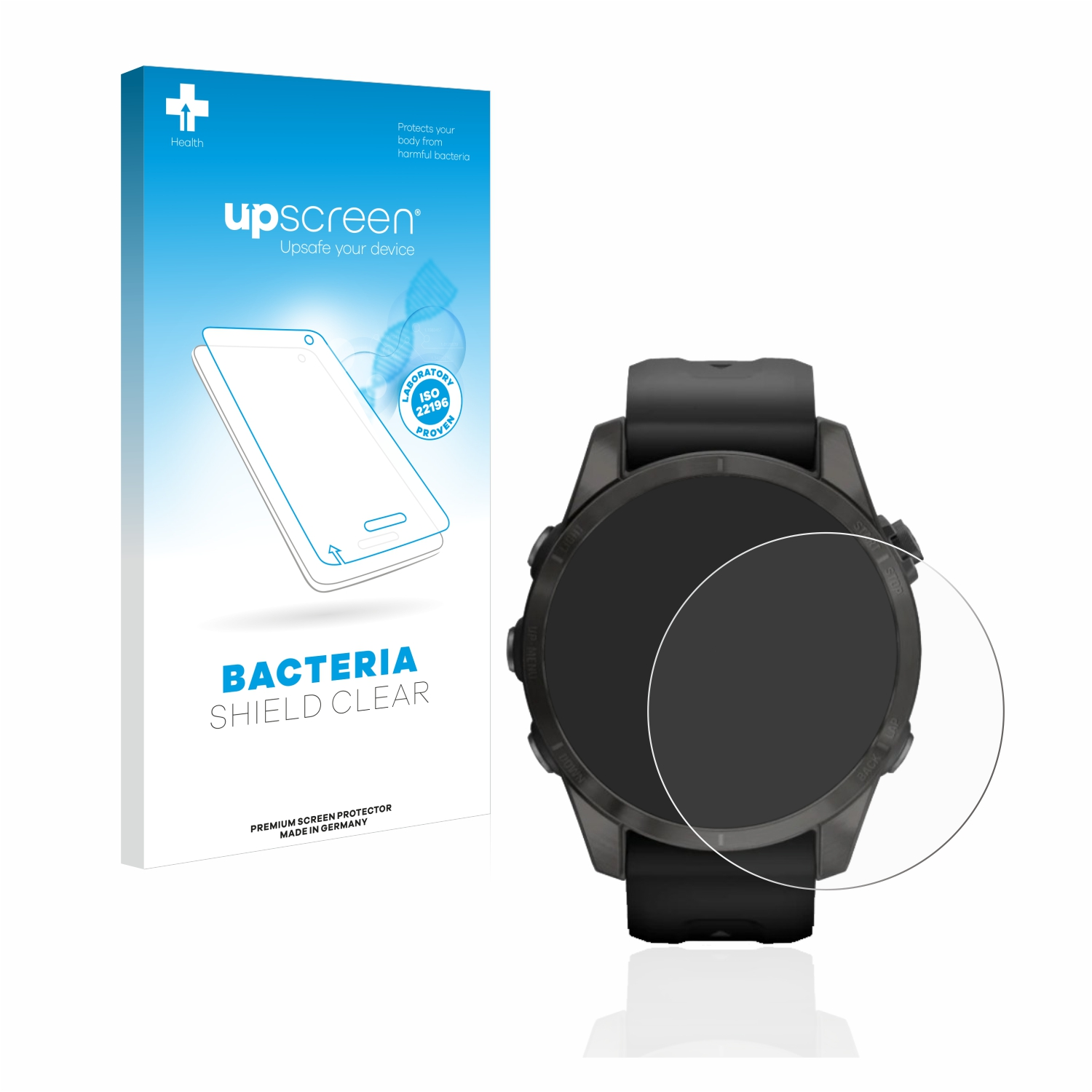 antibakteriell Schutzfolie(für (Gen mm)) Garmin klare 2) Epix UPSCREEN Pro (42