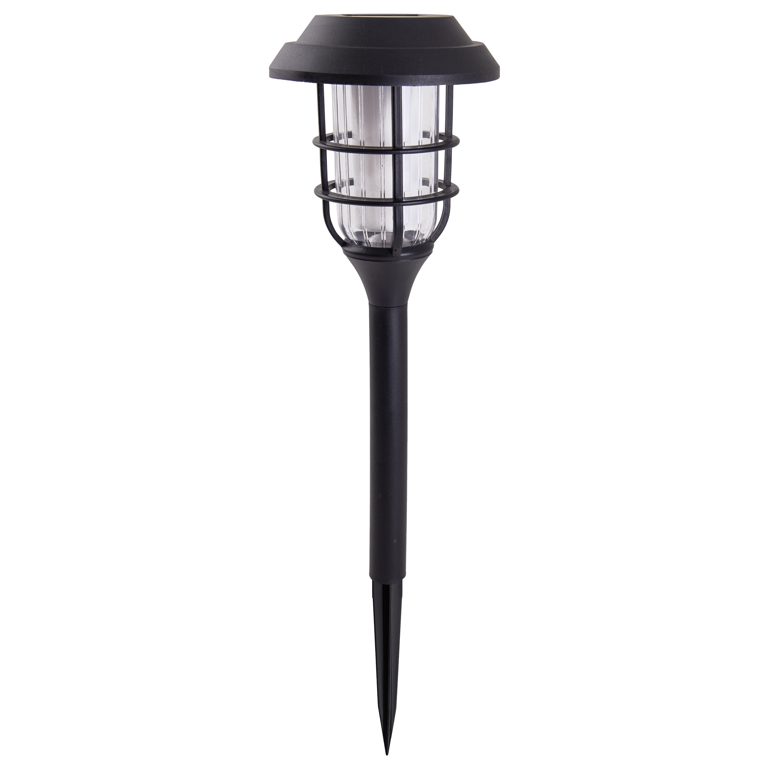 NÄVE LEUCHTEN Solarleuchte, 3er-Set schwarz h: LED-Outdoor-Erdspieß 34cm