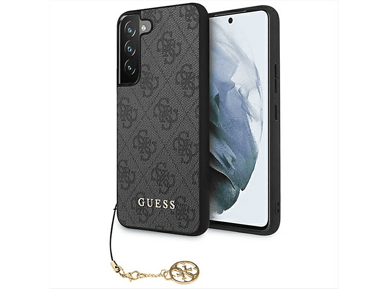 GUESS Hülle, S23, Galaxy Chain Charms Samsung, Design Grau Backcover, Collection