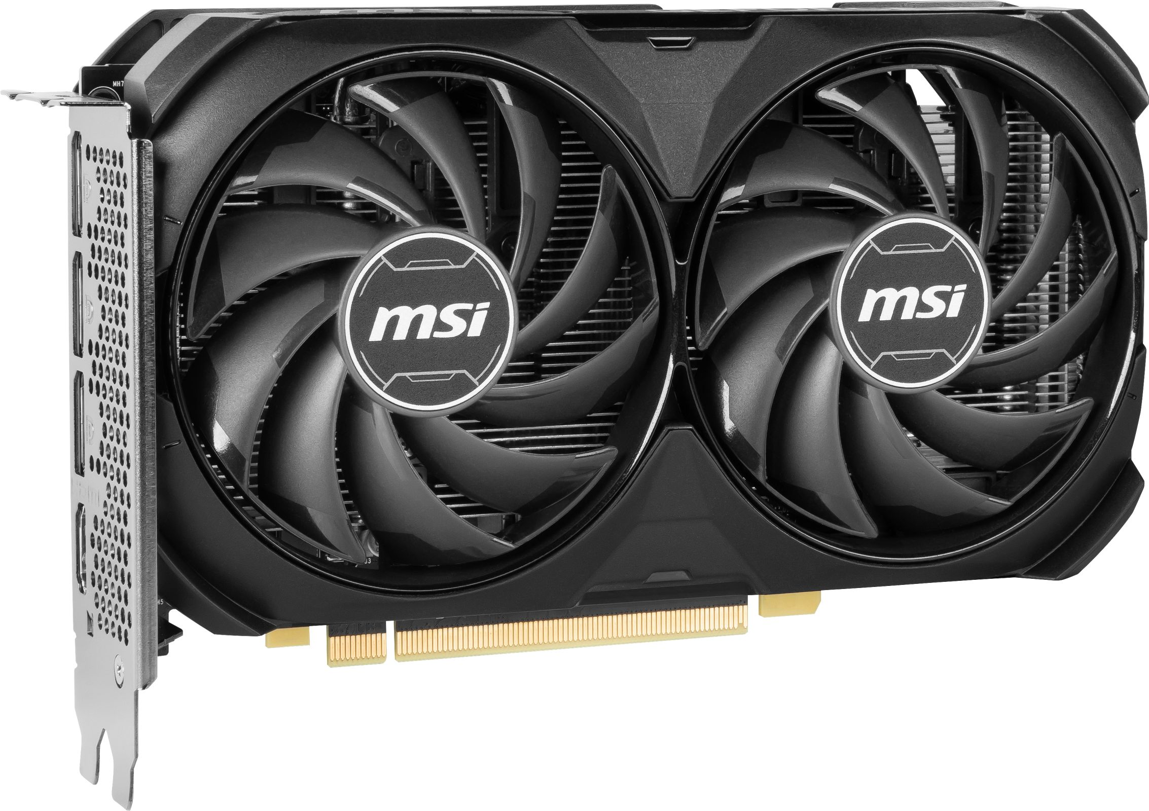 MSI GeForce RTX4060 Ti VENTUS (NVIDIA, 8GB 2X GDDR6 Grafikkarte) OC BLACK