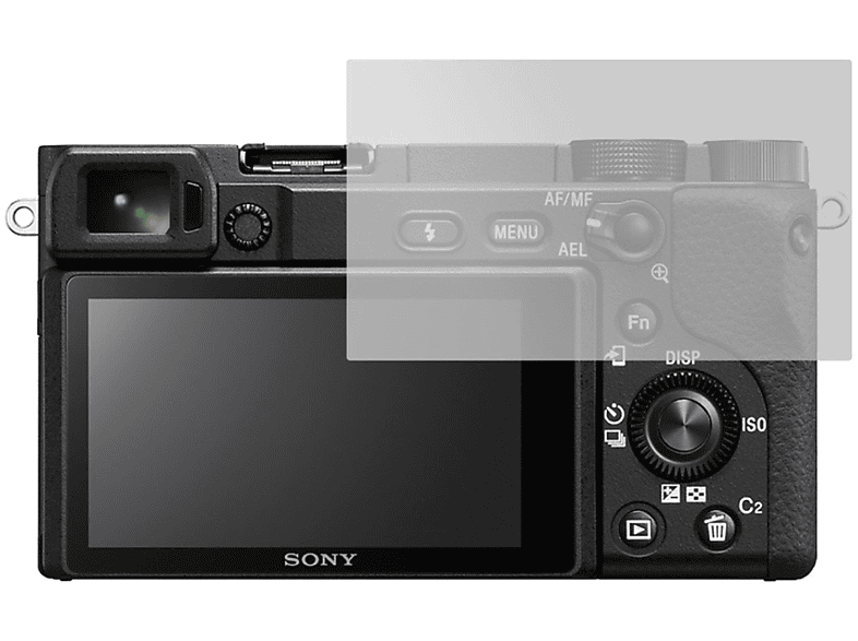 Sony SLABO 4 x No Alpha Displayschutz(für 6400) Reflexion