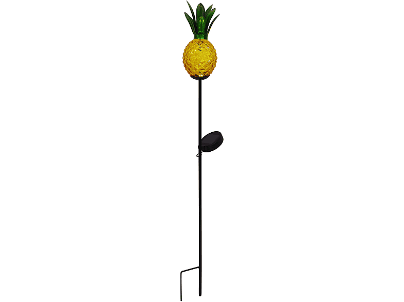 NÄVE LEUCHTEN Ananas Solarleuchte, orange | Außenleuchten