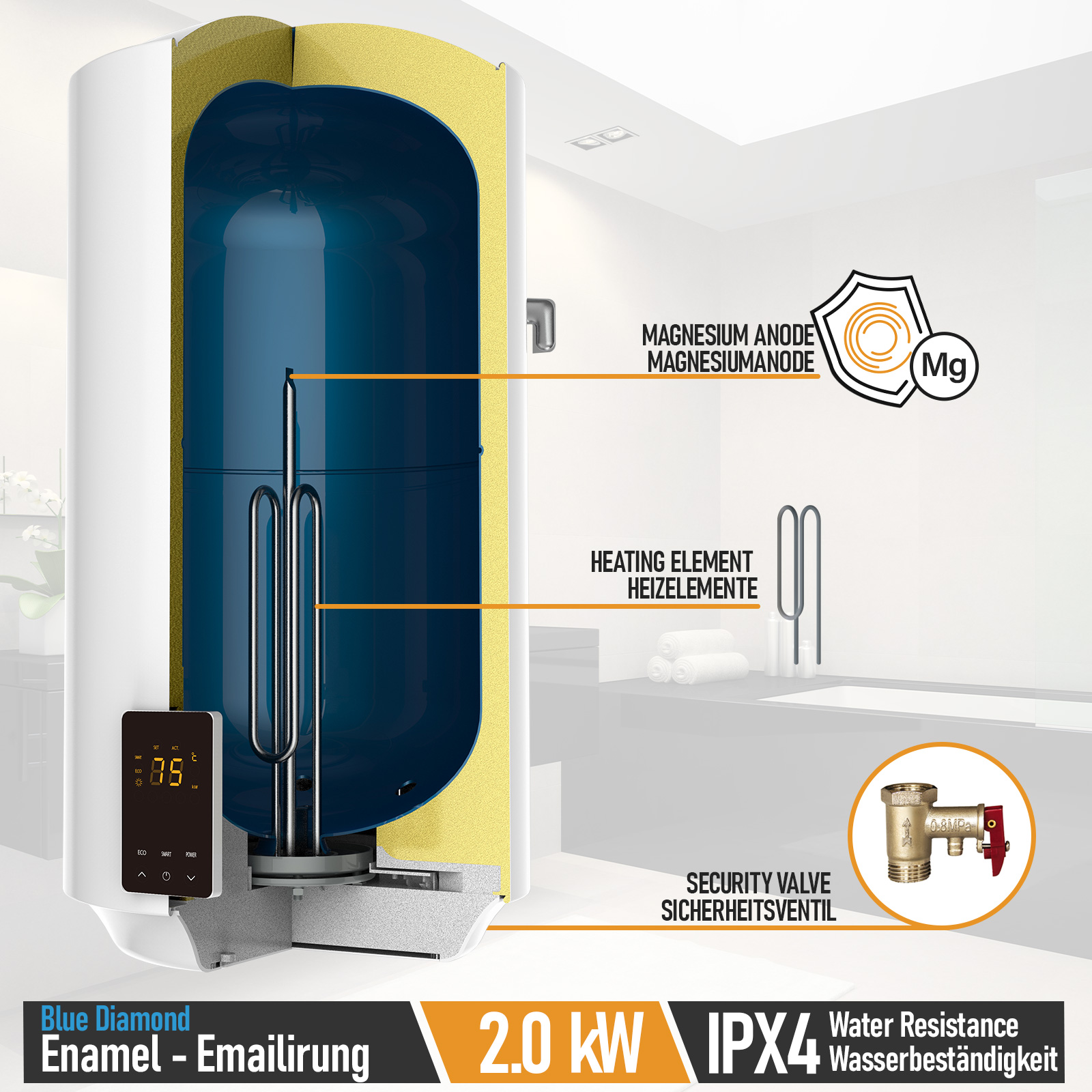 Warmwasserbereiter AQUAMARIN Boiler