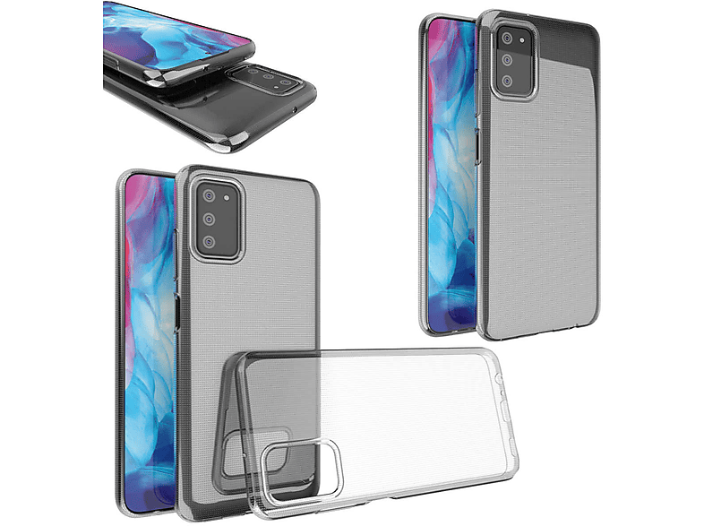 WIGENTO Design TPU Samsung, dünn, Backcover, A03s, Transparent Galaxy Schutz Silikon