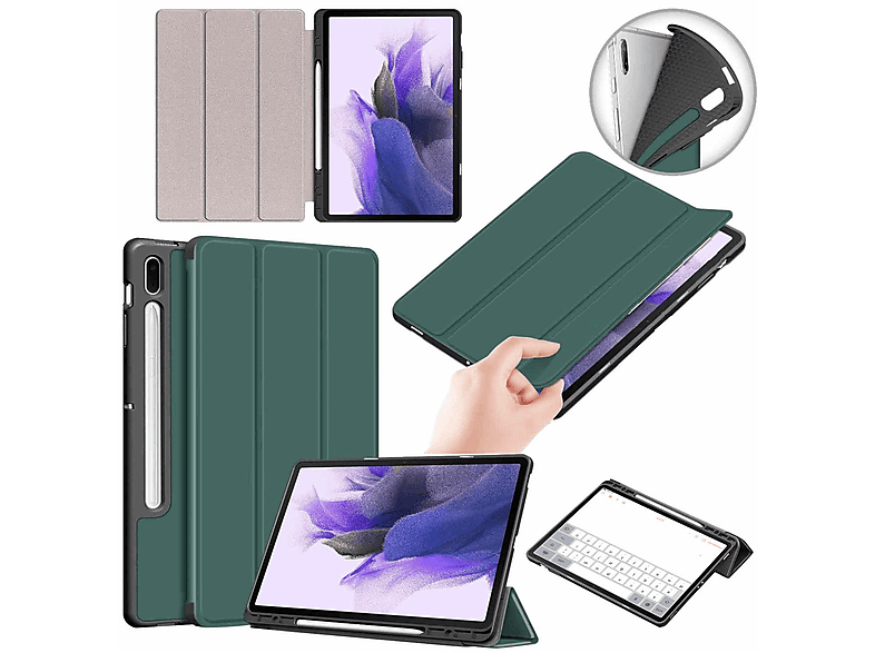 WIGENTO 3folt Wake UP Smart Cover, Full Cover, Samsung, Galaxy Tab S7