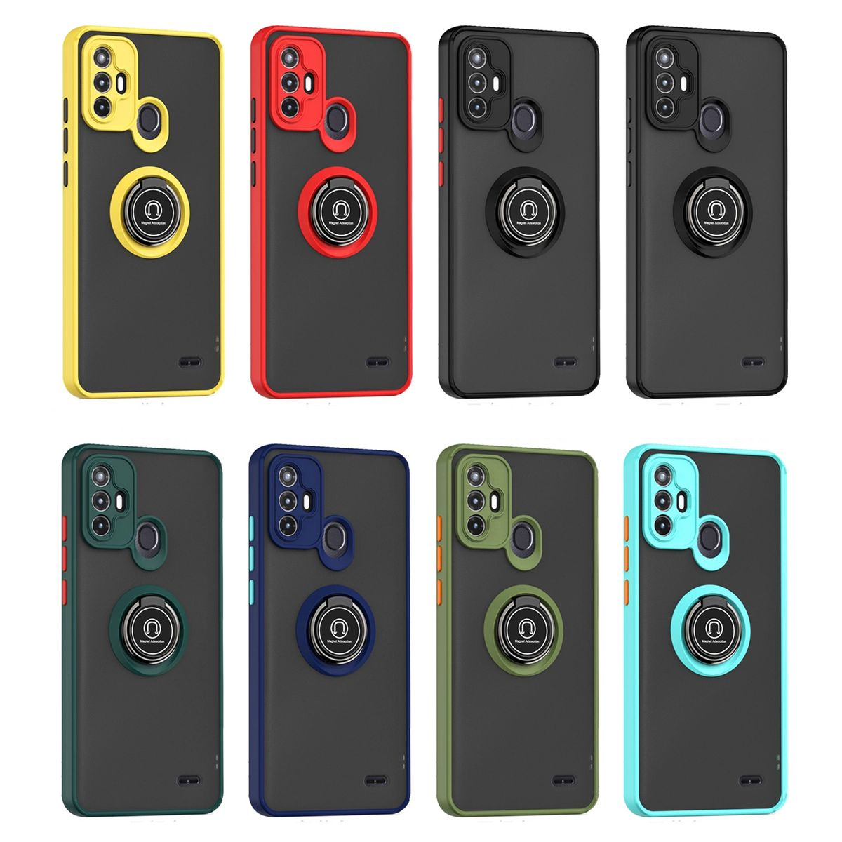 WIGENTO TPU Design Blade V40 / PC Dunkelblau ZTE, Robust Backcover, Ring dünn, Vita, Hülle