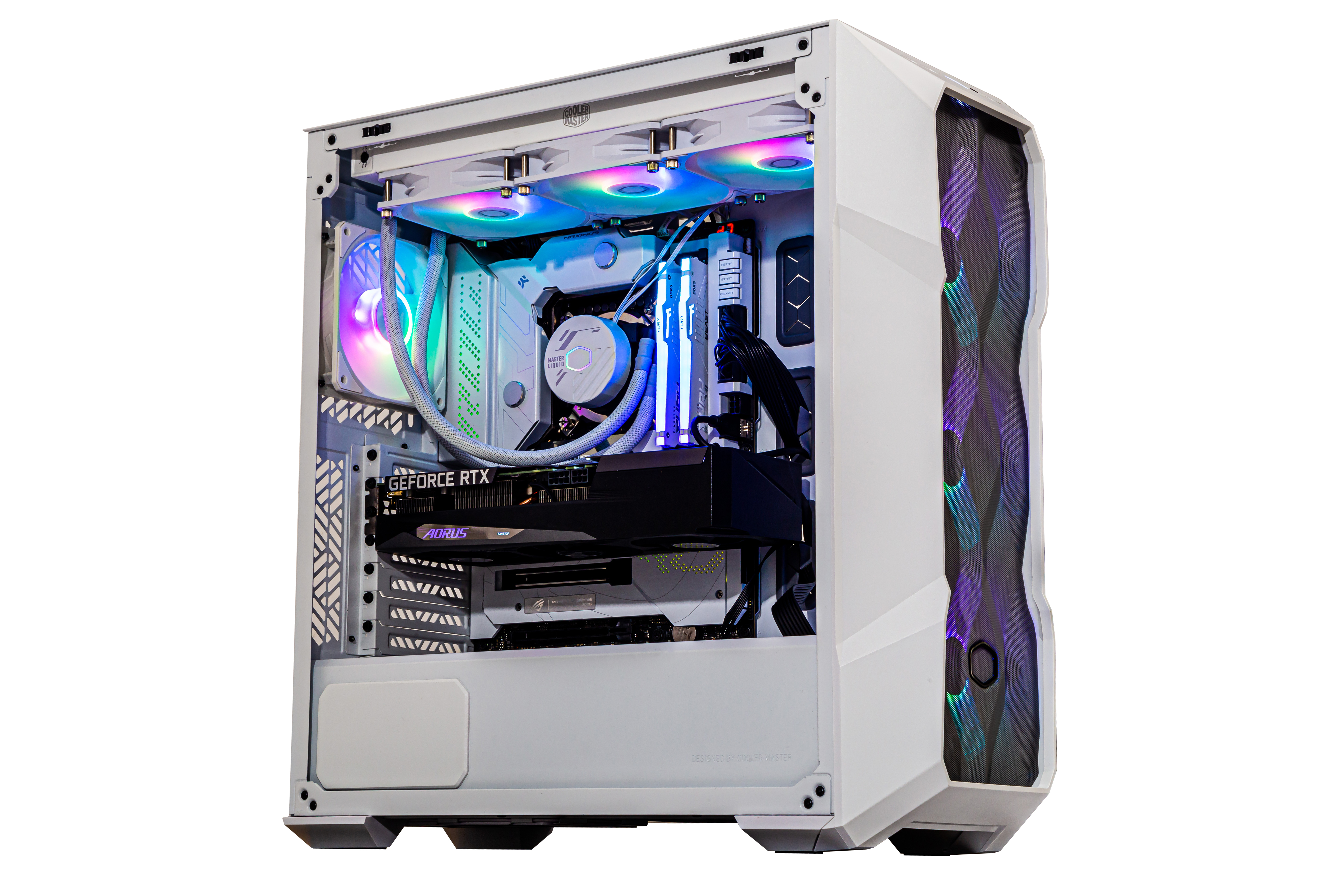 COOLER MASTER MasterLiquid 360L Core Wasserkühlung, ARGB / Weiss ARGB CPU