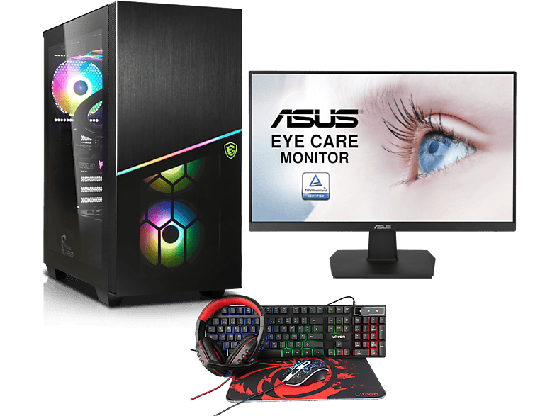 MEMORY PC Bundle AMD Ryzen 7 5700X, Gaming PC mit AMD Ryzen™ 7 5700X