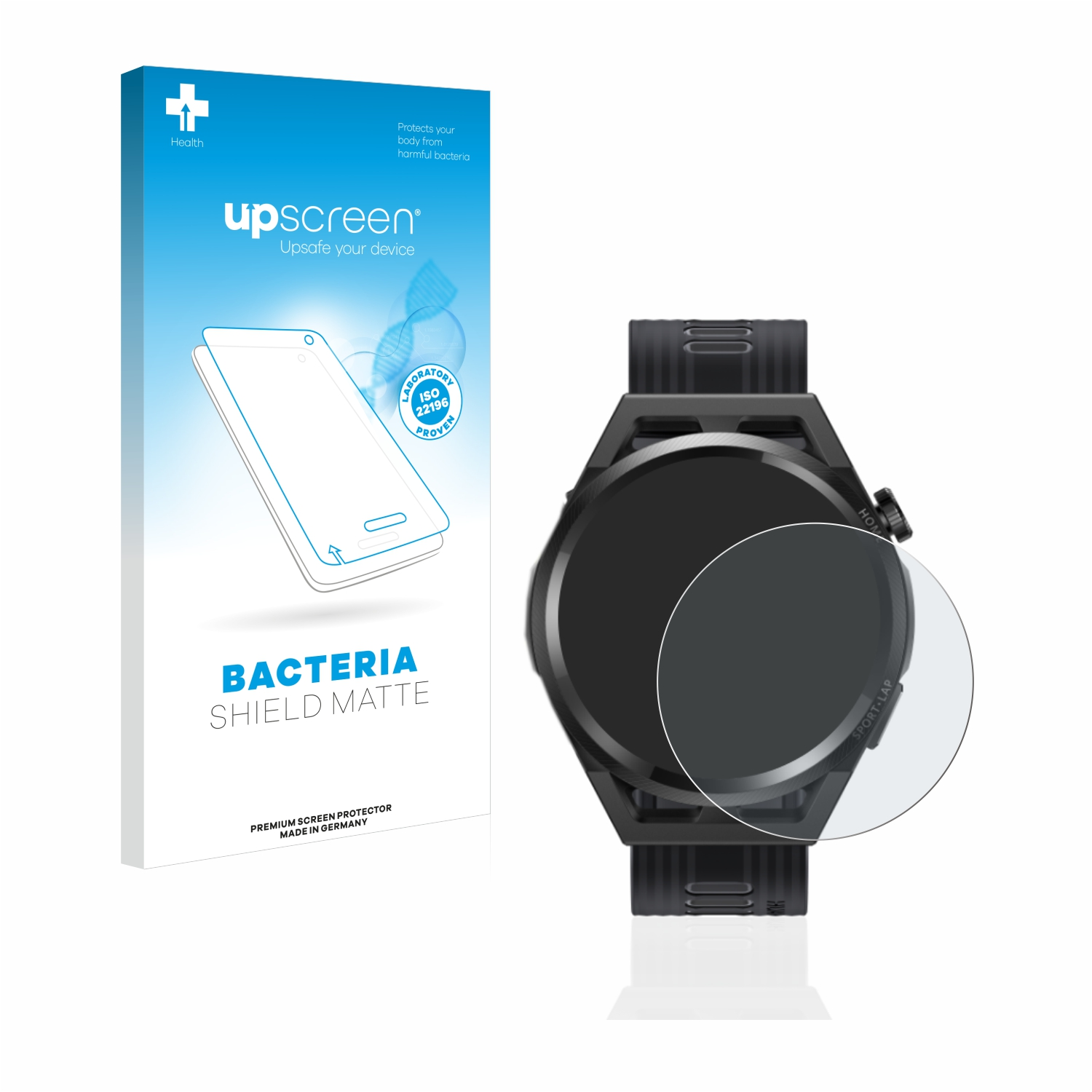 UPSCREEN antibakteriell entspiegelt Watch Huawei GT matte Runner) Schutzfolie(für