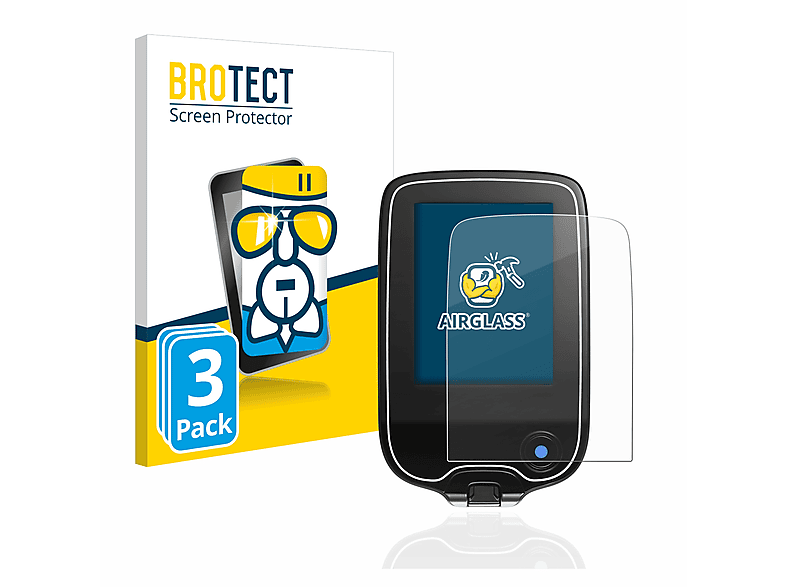 BROTECT 3x Airglass klare Schutzfolie(für FreeStyle Libre) | Schutzfolien & Schutzgläser