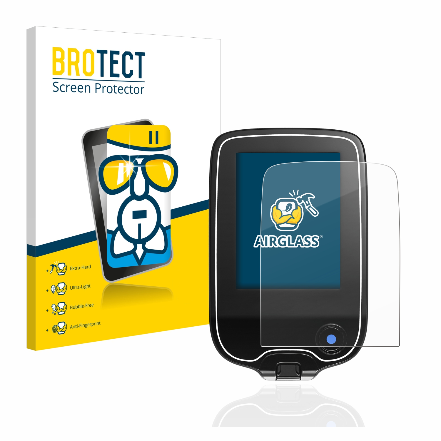 BROTECT Airglass klare Schutzfolie(für FreeStyle Libre)
