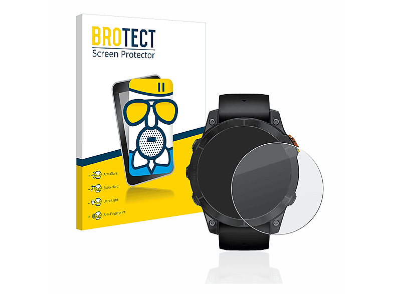 BROTECT Airglass matte Schutzfolie(für Garmin Fenix 7 Pro Solar (47 mm))