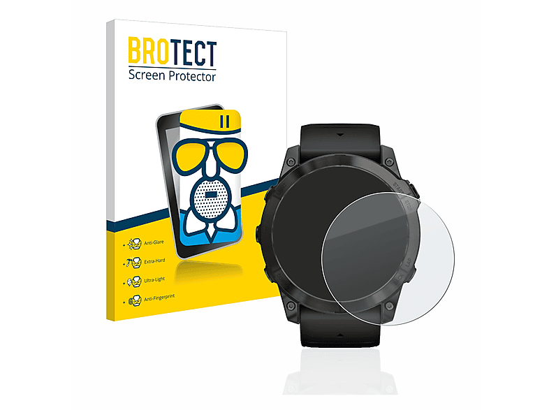 BROTECT Airglass Pro Fenix (42 matte Garmin 7S Solar mm)) Schutzfolie(für