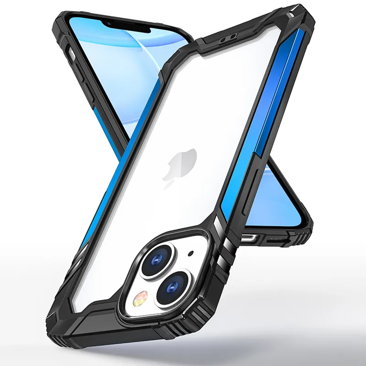 Schutz Plus, 14 Apple, Tasche, Blau iPhone Backcover, WIGENTO Outdoor MagSafe