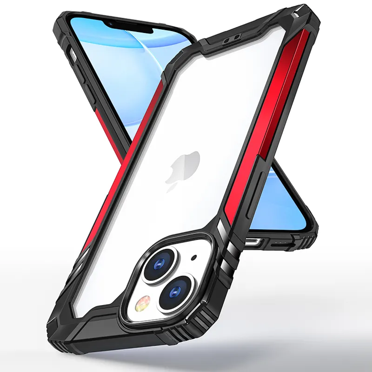 WIGENTO MagSafe Outdoor Tasche, Schutz iPhone Rot Backcover, Apple, 14 Plus