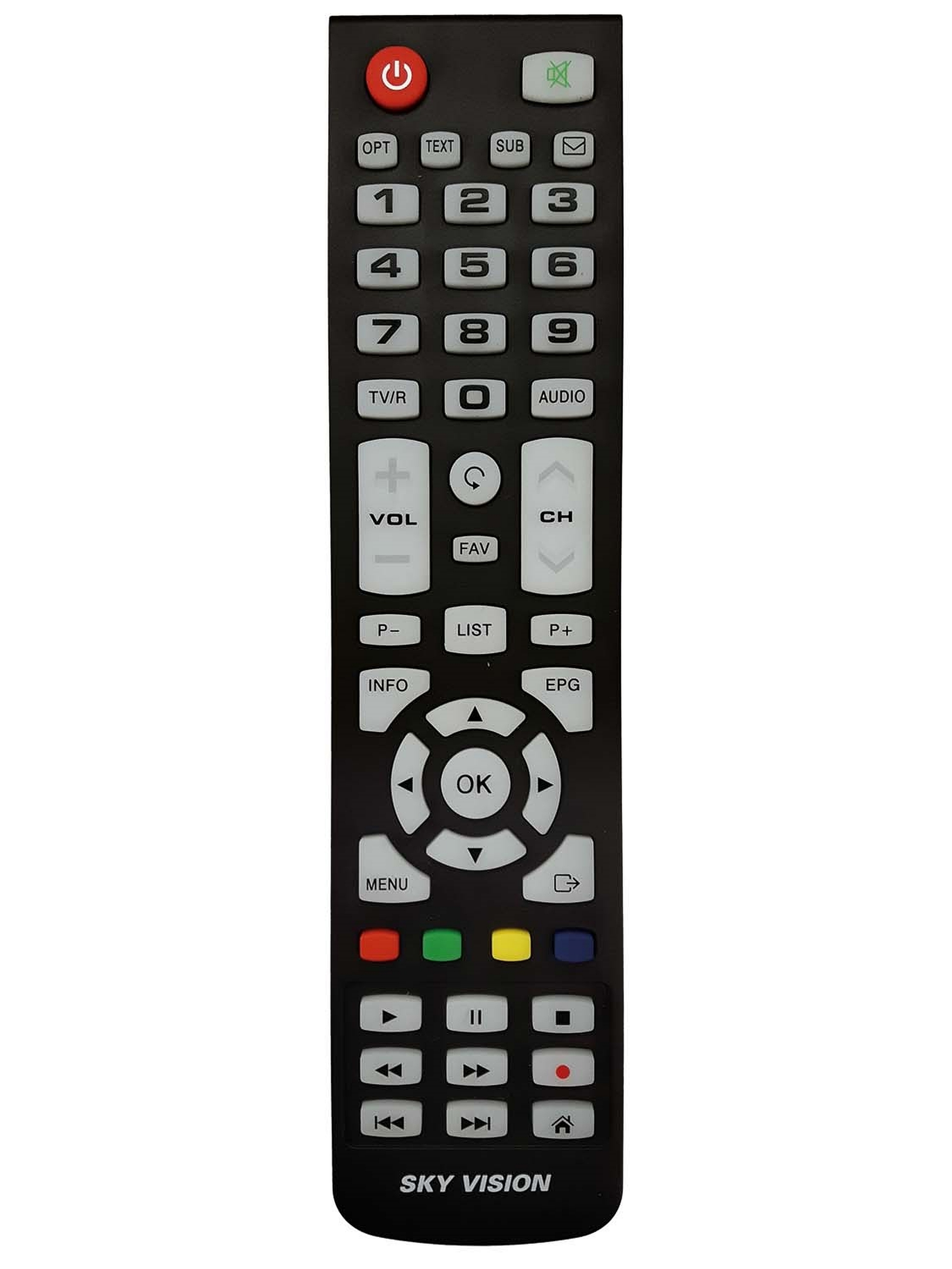 SKY VISION R9606 DVB-T-Receiver (DVB-T, (H.265), schwarz) DVB-T2