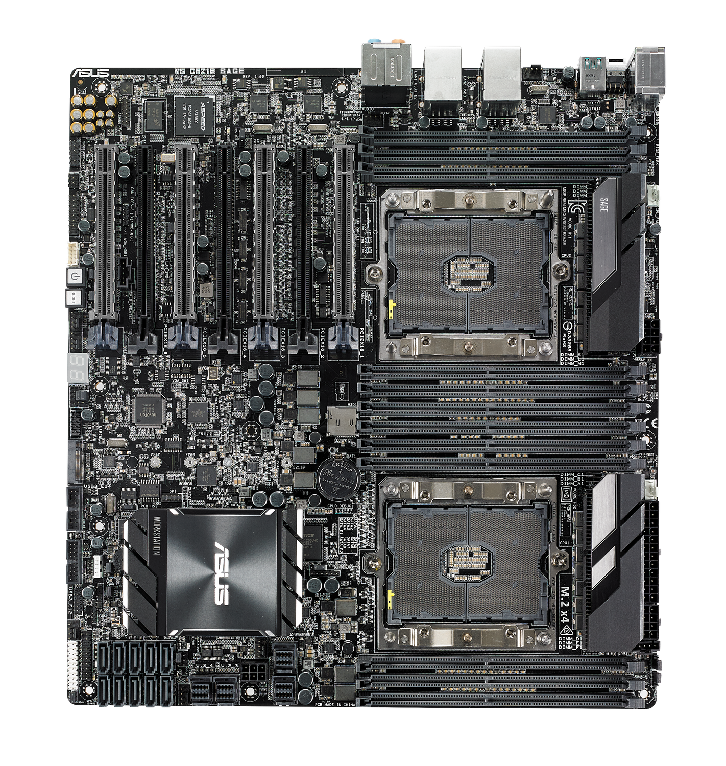 SAGE WS Schwarz MAINBOARDS ASUS C621E