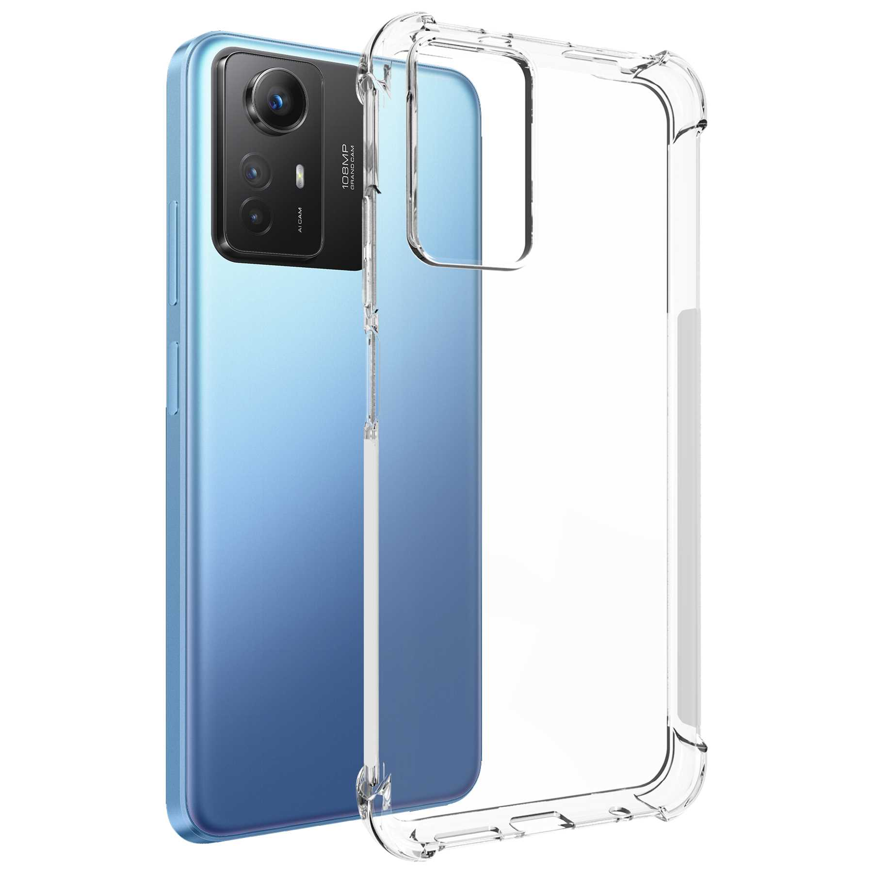 MTB Redmi 4G, Backcover, Clear MORE Armor Transparent Note 12S ENERGY Xiaomi, Case,