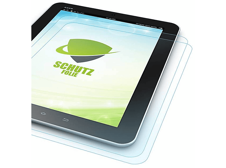 WIGENTO 2x Air Zoll/ Schutzfolie(für 2022) iPad Display Folie Air 4. 10.9 Gen PET 2020 Schutz Apple TPU