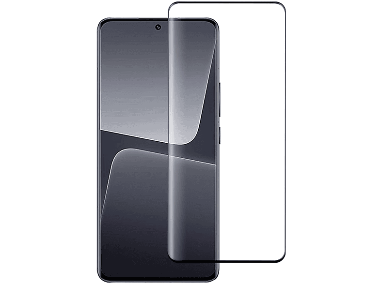 WIGENTO 1x Curved 9H Display Hart Glas Panzer Folie Schutzglas(für Xiaomi 13 Ultra)