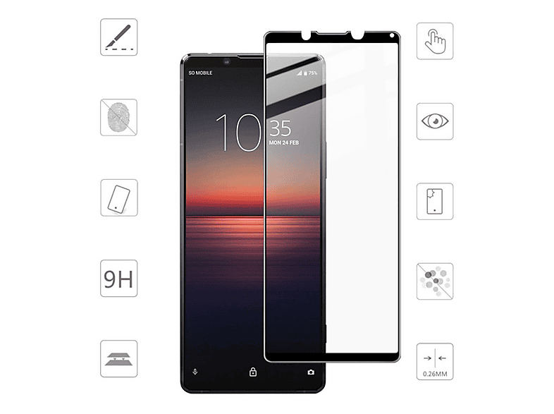 Wigento Handyhülle Für Nokia G50 2x 3D Premium 0,3 Mm H9 Hart Glas Schwarz Folie Schutz Huelle Neu S082v0k9