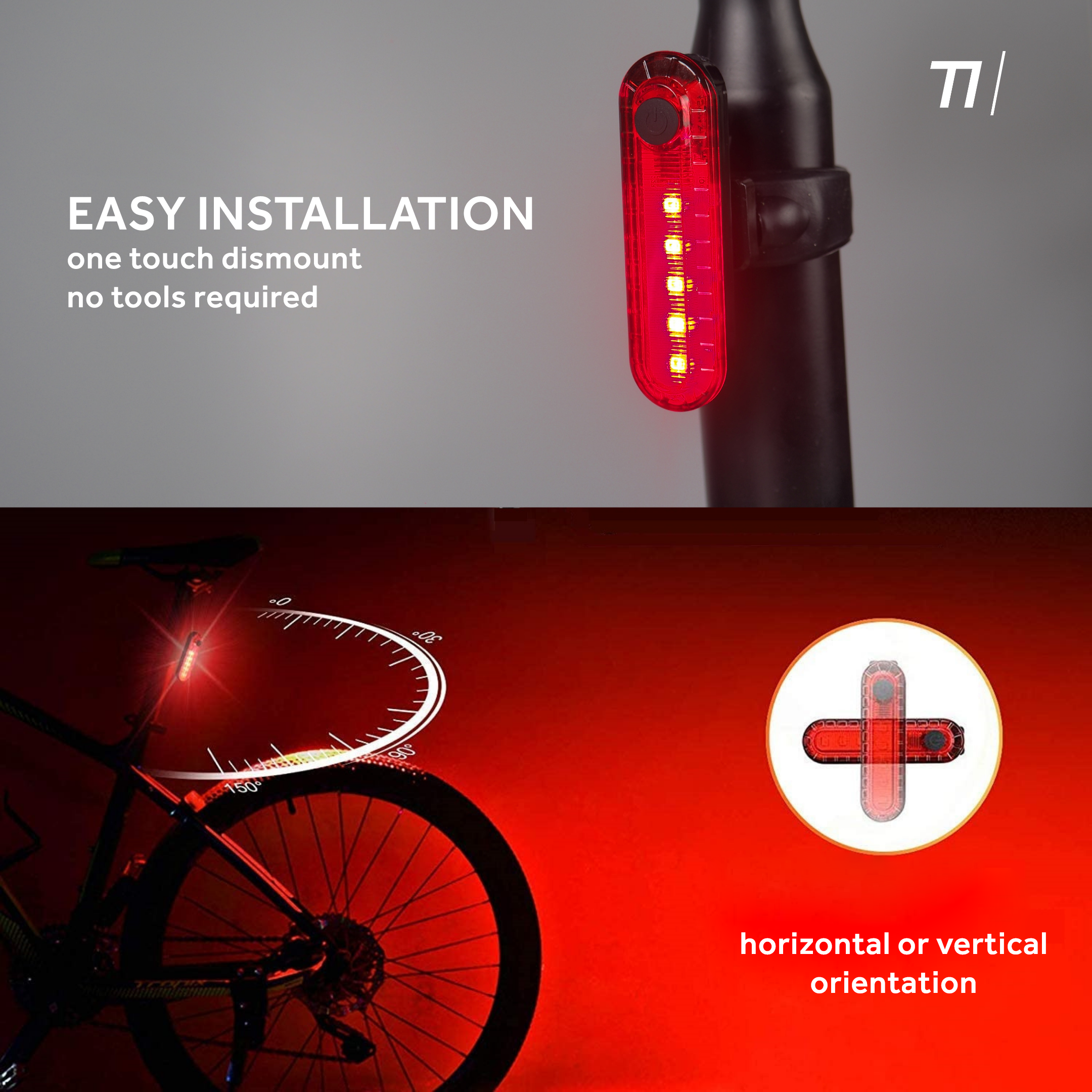 TIKKENS LED Fahrradlicht Set | MediaMarkt