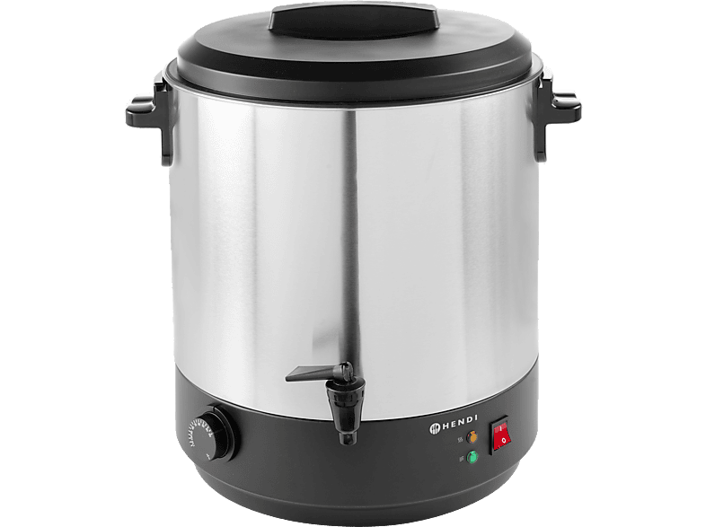 HENDI Glühweinkocher 28L - Edelstahl Kocher Bis 110°C Für Gastronomie