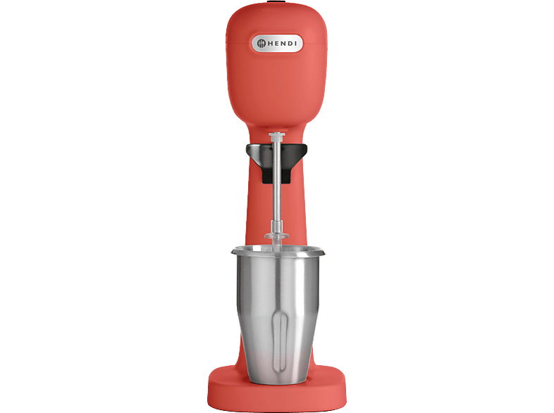 HENDI Milchshake-Mixer - by Rot, Design Milchshaker Rot 230V/400W Bronwasser