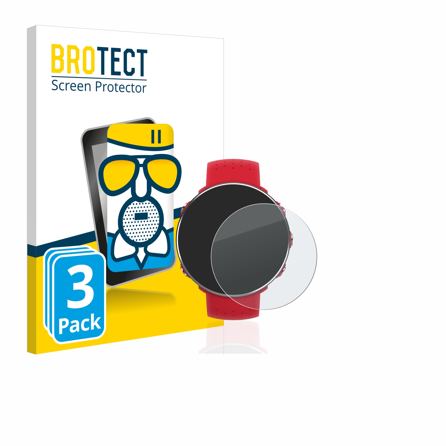BROTECT 3x Schutzfolie(für Airglass Polar Vantage matte M)