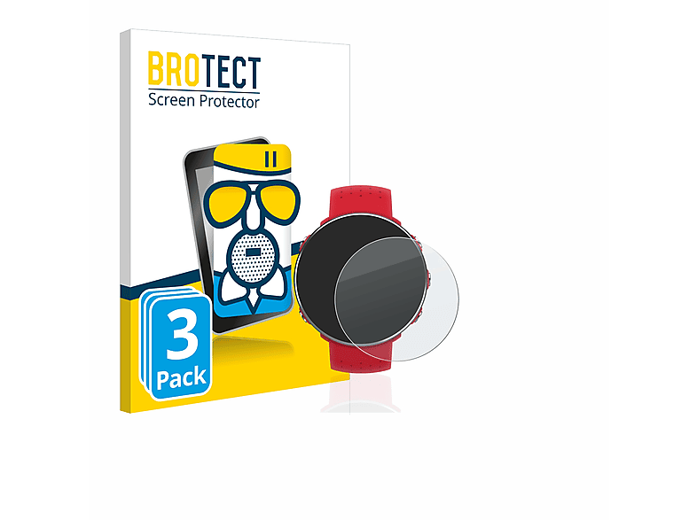 BROTECT 3x Airglass matte Schutzfolie(für Polar Vantage M)