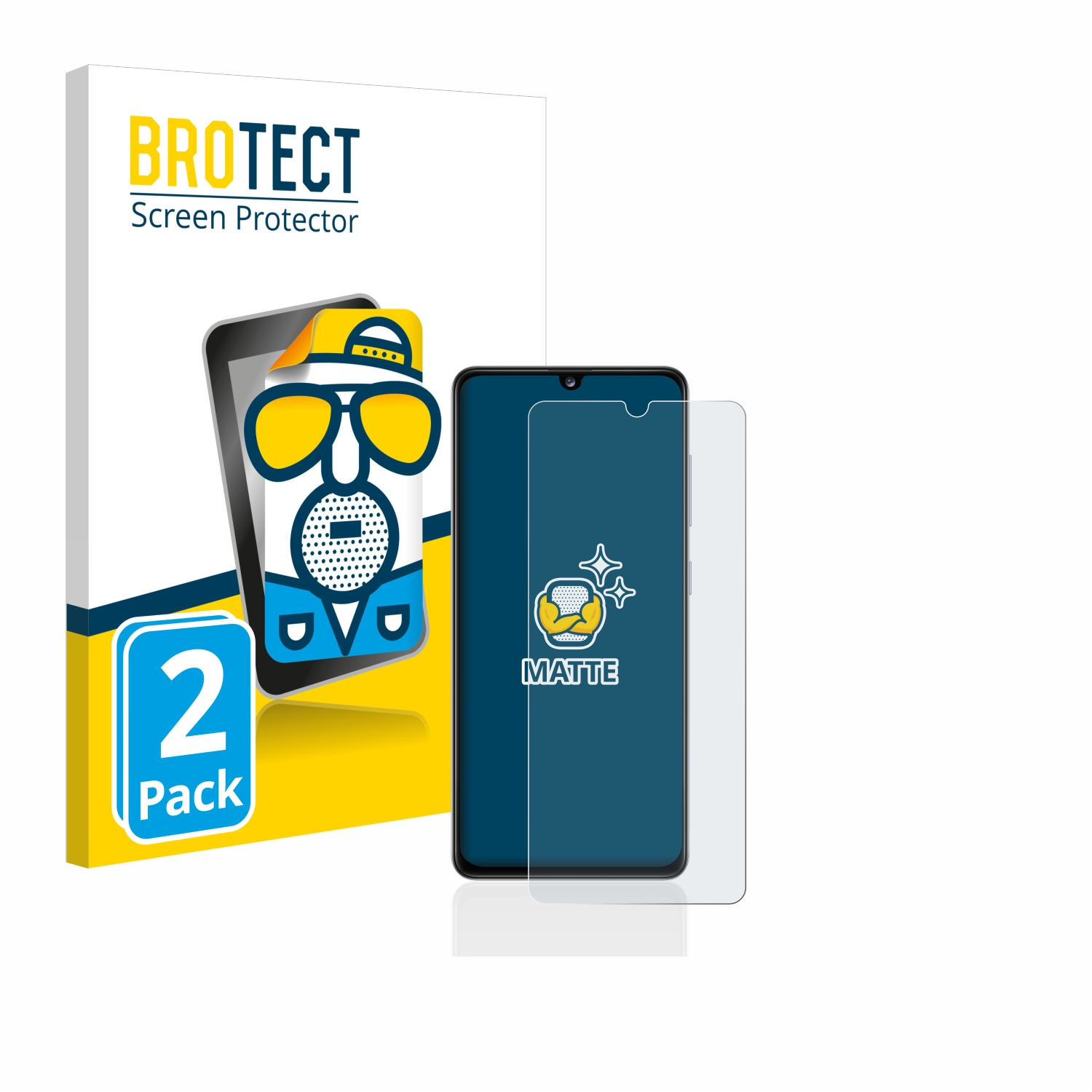 BROTECT 2x A41) matte Samsung Galaxy Schutzfolie(für
