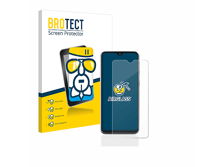 BROTECT Airglass klare Schutzfolie(für Samsung A20e) Galaxy