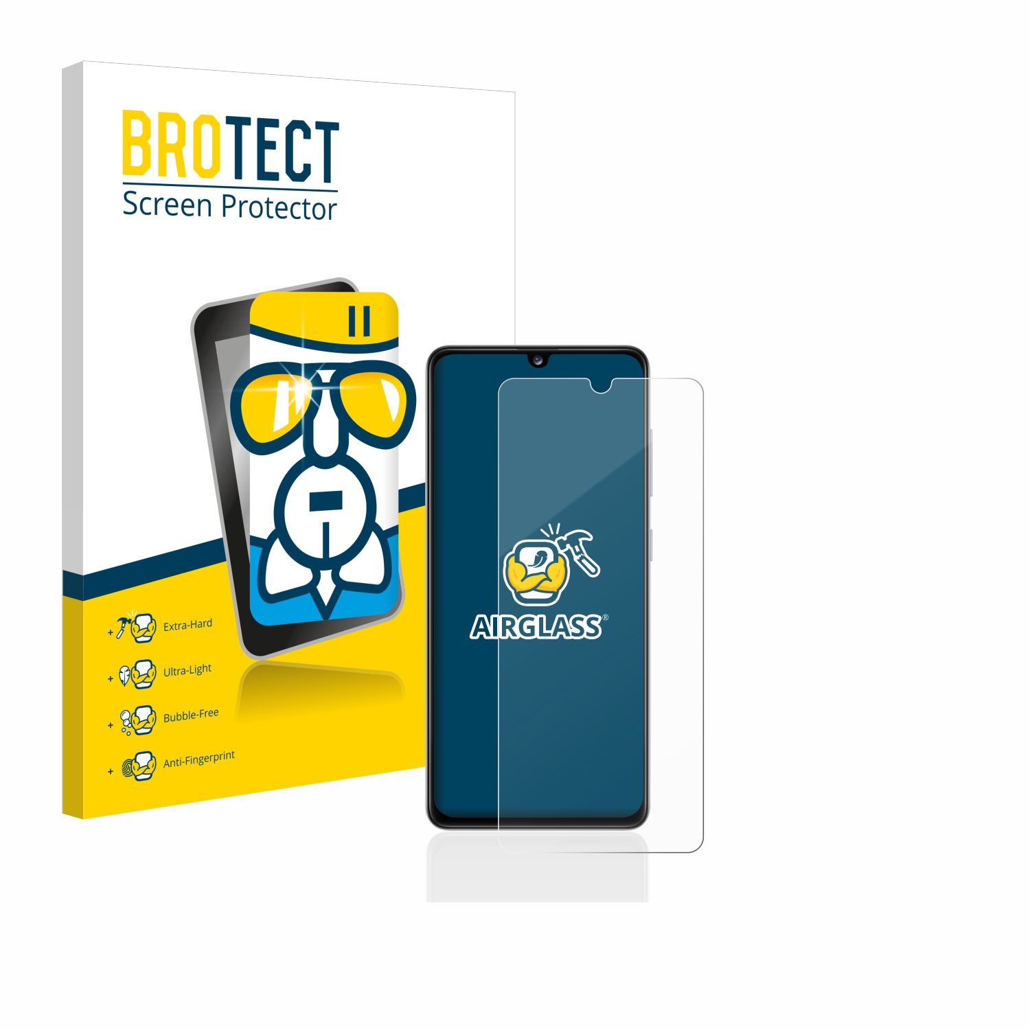 BROTECT Airglass A41) klare Samsung Galaxy Schutzfolie(für
