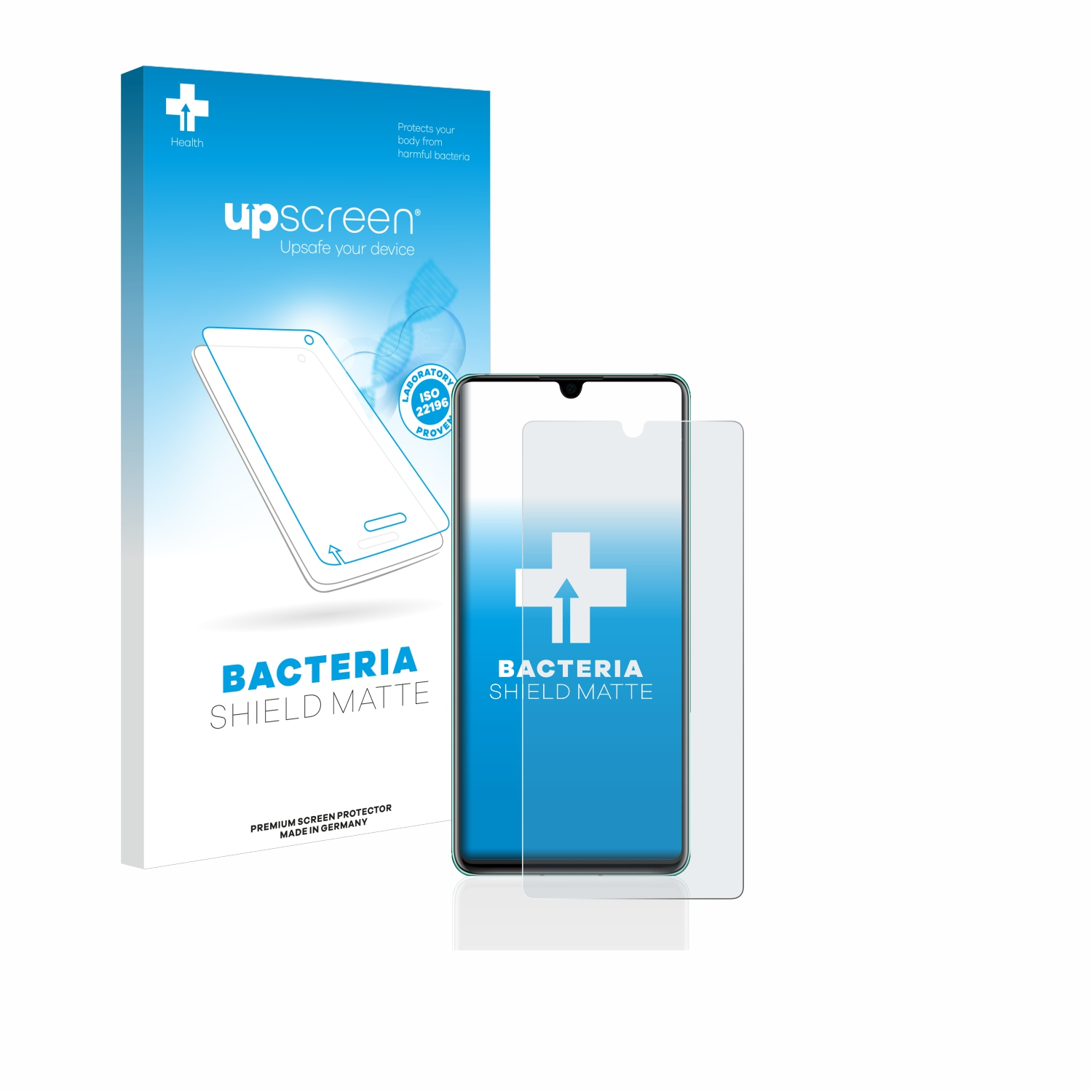 UPSCREEN Schutzfolie(für matte Huawei P30) entspiegelt antibakteriell