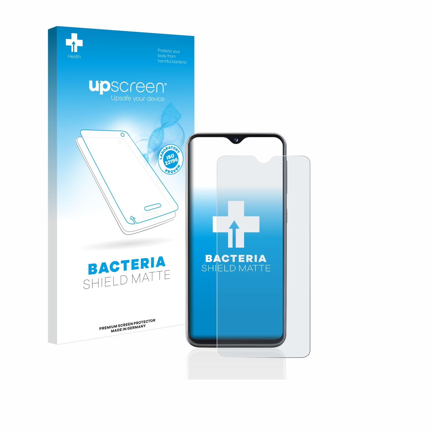 UPSCREEN antibakteriell entspiegelt matte A20e) Schutzfolie(für Galaxy Samsung