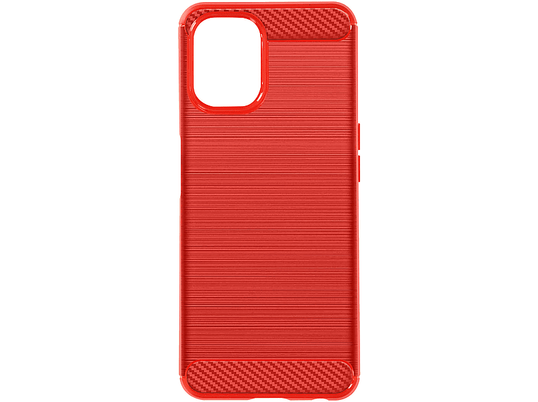 AVIZAR Carbrush Series, Backcover, Realme, Realme 9i 5G, Rot