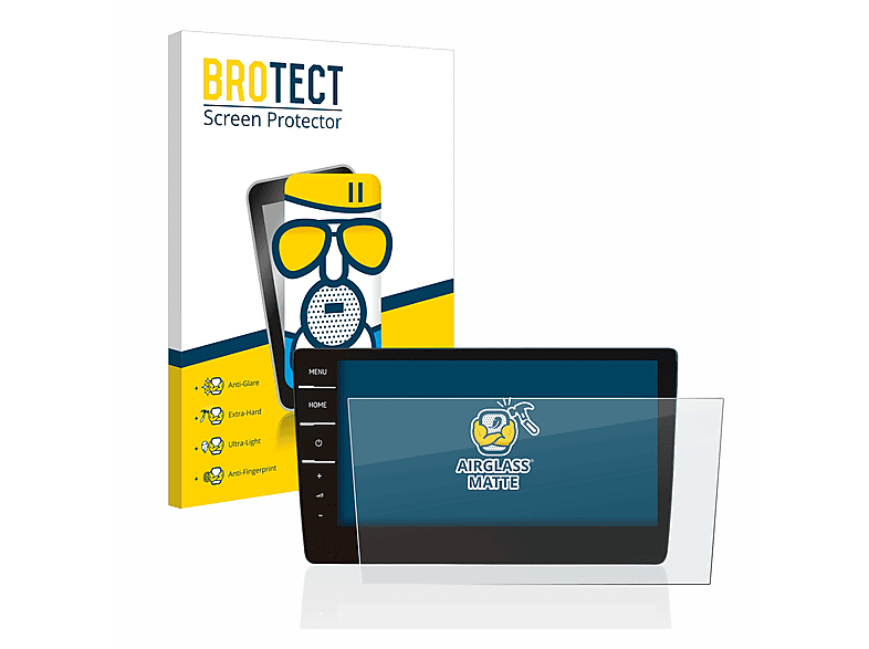BROTECT Airglass matte Schutzfolie(für Volkswagen T6.1 California 2021 Discover Pro 9.2\