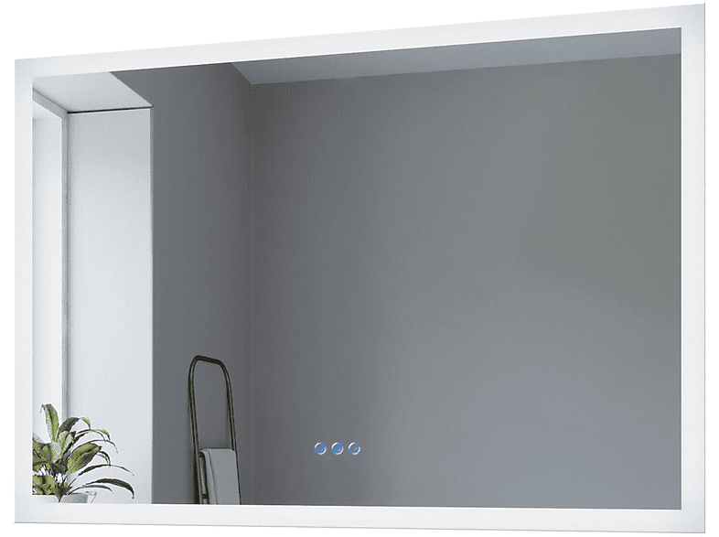 AQUABATOS LED Badezimmerspiegel mit Touch Badspiegel Warmweiß & 3000K 6400K Sensor Kaltweiß