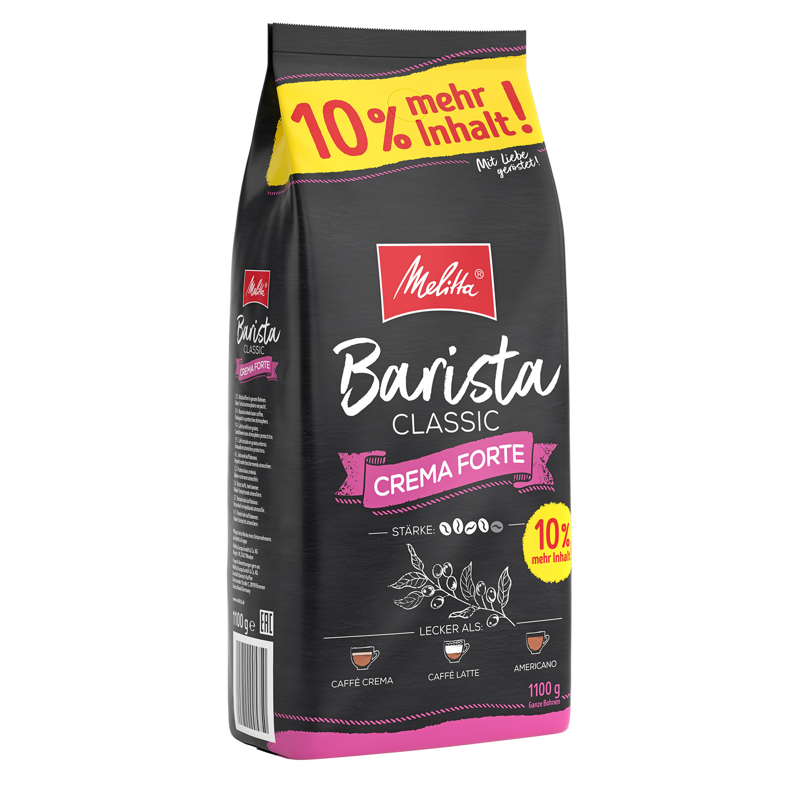 Crema Barista Kaffeebohnen MELITTA Forte