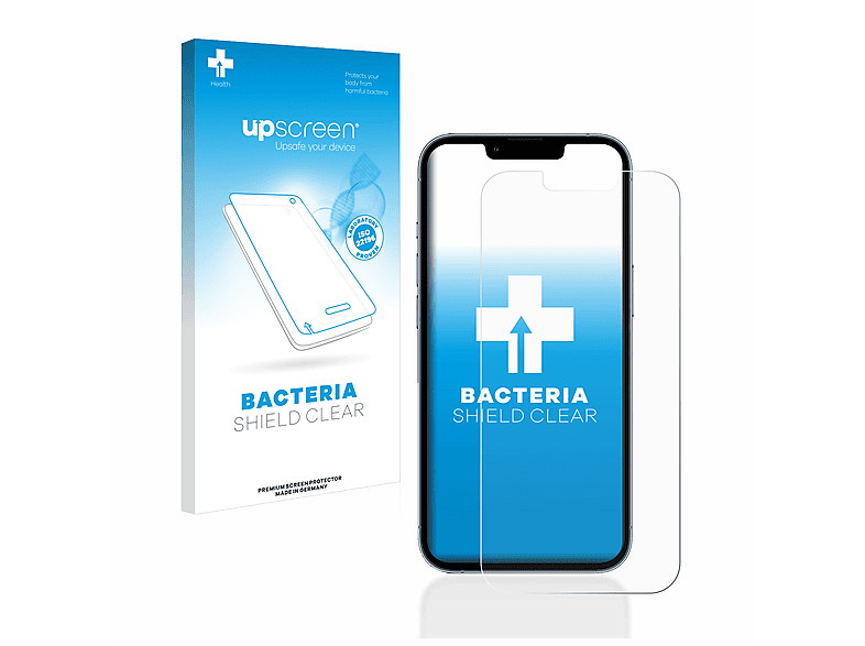 UPSCREEN antibakteriell klare Schutzfolie(für Apple iPhone 13 Pro)