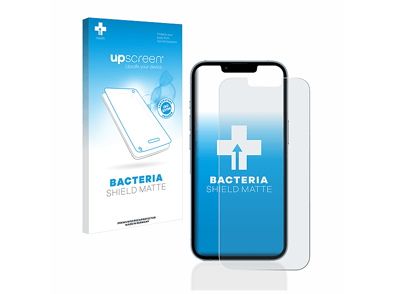 UPSCREEN antibakteriell entspiegelt matte Pro) 13 iPhone Schutzfolie(für Apple