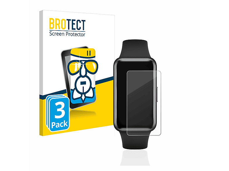Überraschungspreis!! BROTECT 3x Airglass klare Schutzfolie(für Band Huawei 7)
