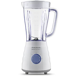 Batidora de vaso - TAURUS SUCCO EASY MILL MINS, 500 W, 1.5 l, Blanco