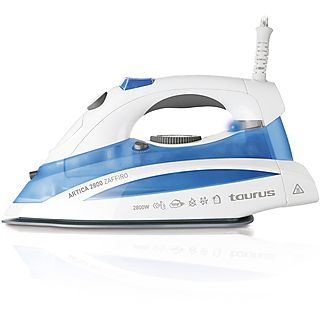 Plancha de vapor - TAURUS Artica 2800 Zaffiro, 0,27 l, Blanco