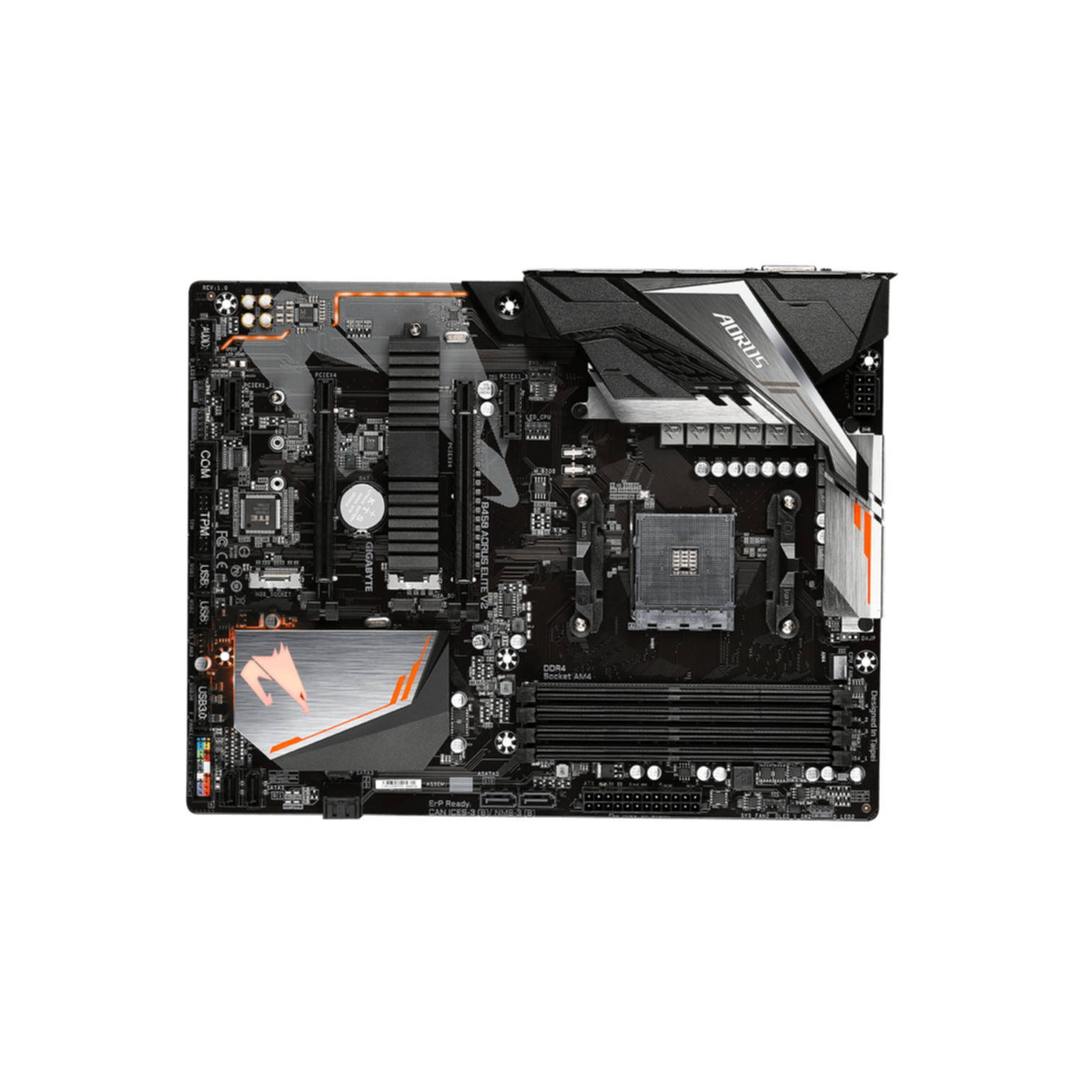 AORUS ELITE B450 GIGABYTE Mainboards schwarz V2