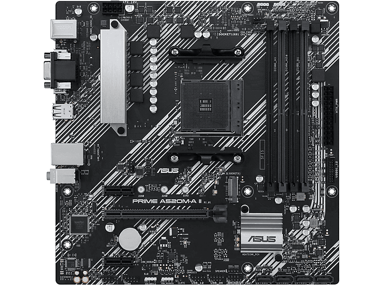 Placa base  - Asus PB02AS102 placa base prime a520m-a ii Placas ASUS