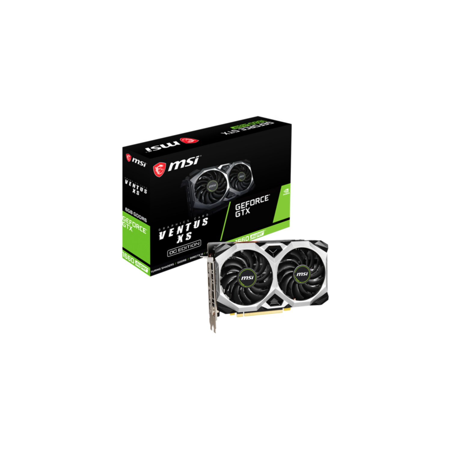 MSI GeForce OC Grafikkarte) (NVIDIA, XS GTX SUPER 1660 VENTUS