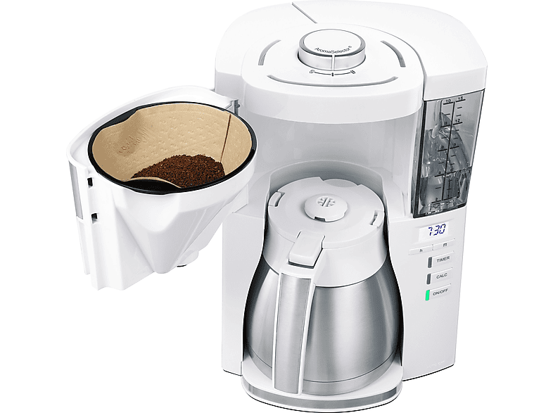 Melitta Kaffeemaschine Enjoy Therm II,schwarz, Thermoskanne für bis z